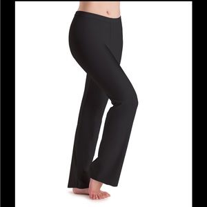 Motionwear black jazz pants adult small